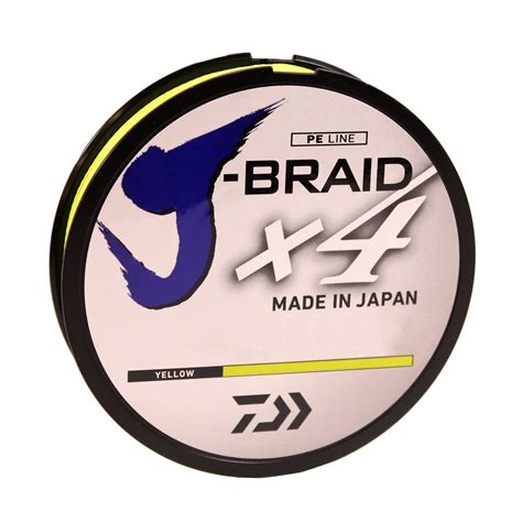 J Braid X4 Braided Line 150 Yards 8 Lbs 005 Diameter Fluorescent