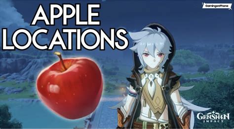 Genshin Impact Apple Locations How To Obtain And Use Them