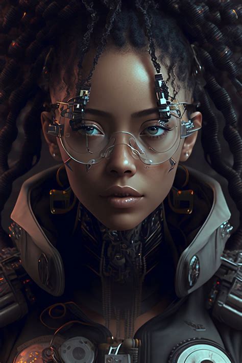 Sci Fi Bionic Arm Cyberpunk Girl By Macarious On Devi