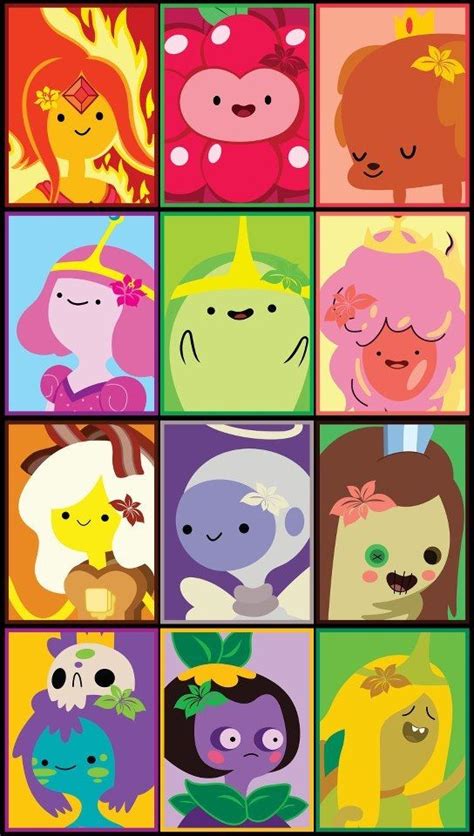 Todas Las Princesas De Hda Art Adventure Time Adventure Time Characters Adventure Time