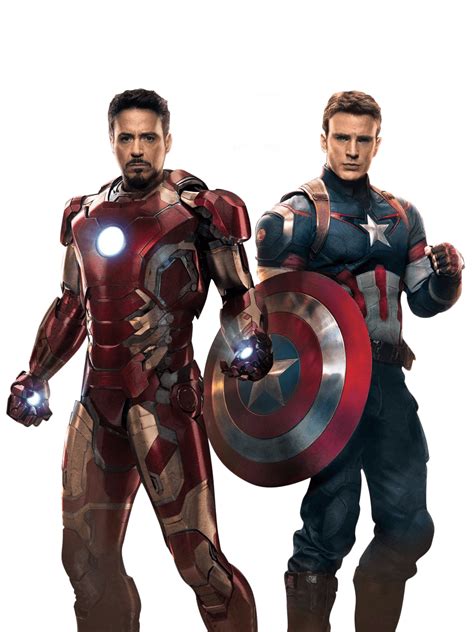 Avengers Ironman Captain America Transparent Png Stickpng