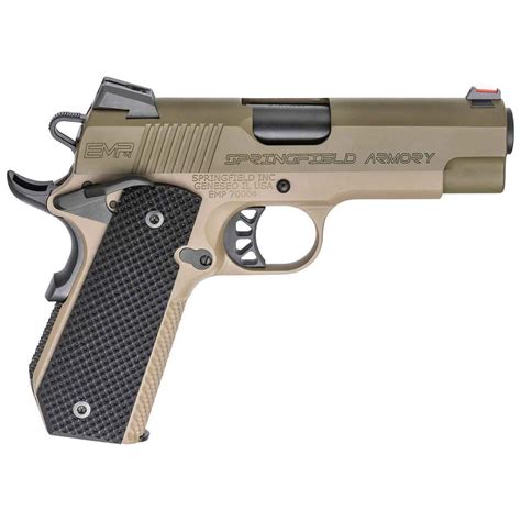 Springfield Armory 1911 Emp Conceal Carry 9mm Luger 4in Flat Dark Earth