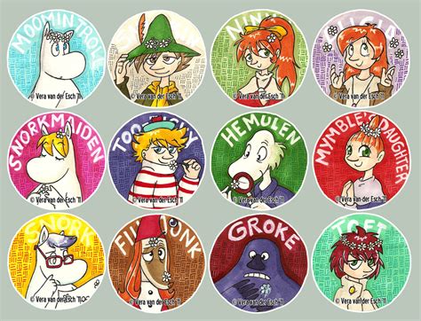 Moomin Stickers Batch 2 By Genolover On Deviantart