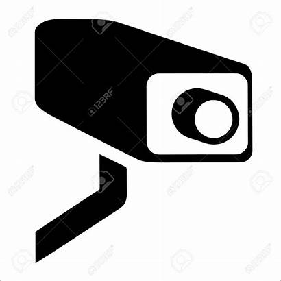 Camera Clipart Security Surveillance Cctv Sketch Outline