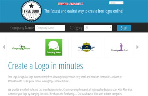 7 Situs Cara Membuat Logo Keren Online Gratis Untuk Website