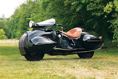 Motorcycle Art Art Deco Henderson Kj Streamline Model