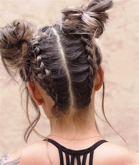 Summer Hair Buns And Braided Styles For Girls In 2021 Summer Hair