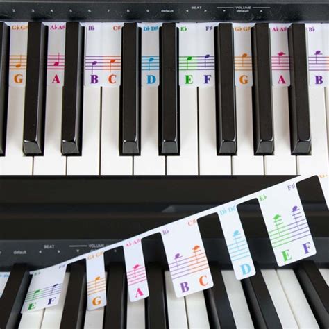 Piano Notes Guide Removable Learn Note Label For 88 Key Full Etsy