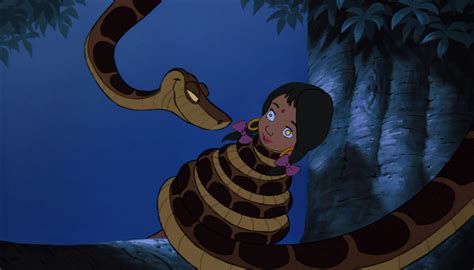 Poor shanti is held completely still by kaa's strong grip, but her eyes are still very much animated! Kaa GIF - Find on GIFER