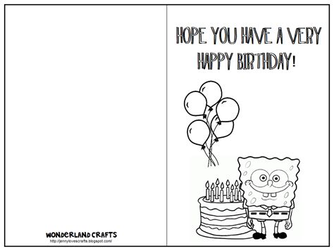 7 Best Images Of Printable Folding Birthday Cards For Kids Printable