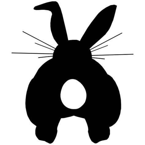 Rabbit Butt Sticker