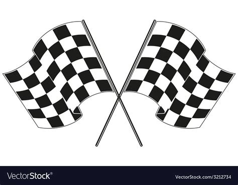 Checkered flag racing Royalty Free Vector Image , #spon, #racing, #flag, #Checkered, #Royalty # ...