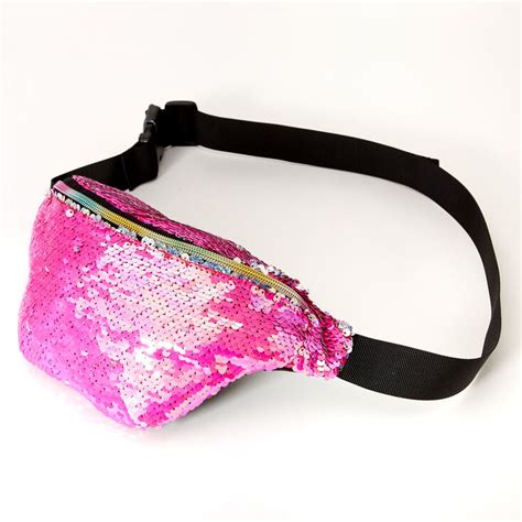 Reversible Sequin Fanny Pack Pink Women Of Edm