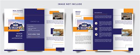 Minimalist Sectioned Trifold Brochure 694317 Vector Art At Vecteezy