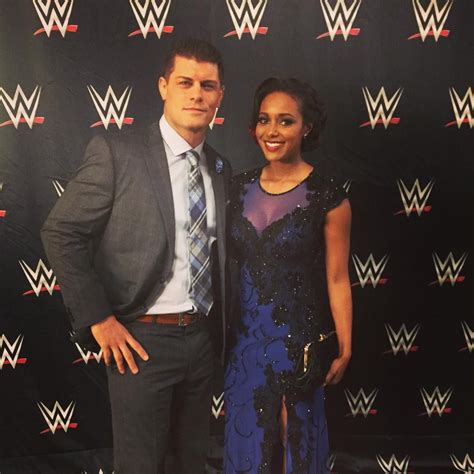 Wwe Superstar Cody Rhodes Cody Runnels And His Wife Wwe Ring