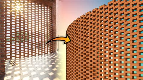 Staggered Brick Panel For Perforated Walls And Screens Rv Boost