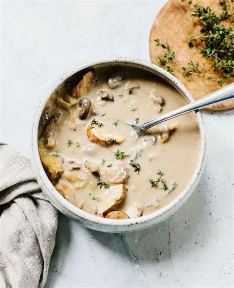Cream Of Mushroom Soup How To Make Rich Creamy Mushroom Soup With Healthful Ingredients