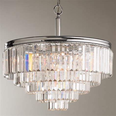 It features a series of three glass globes, all the bubble glass chandelier is almost identical to the previous design, the main. Modern Faceted Glass Layered Chandelier - Convertible ...