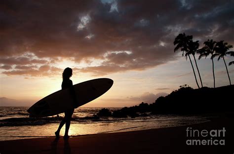 Surfer Girl Hawaii Photograph By Michael Swiet