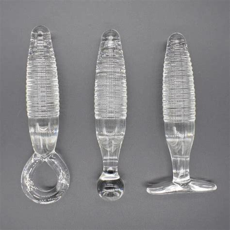glass spiral anal plug dildo adult masturbators sex toys for women men butt plug dilator vaginal