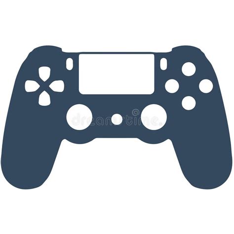 Ps4 Game Controller Vector Silhouette Of The Ps4 Controller Ideal For