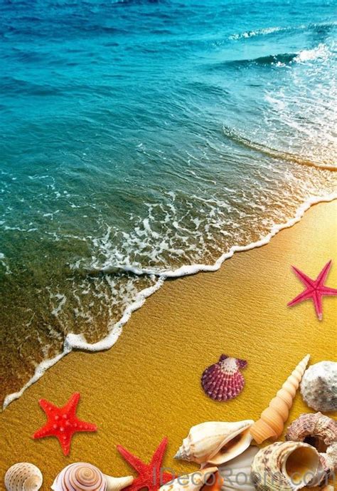 Free Download Custom 3d Photo Wallpaper Beach Sea View Coconut Trees