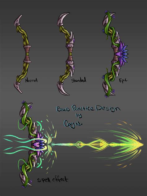 Artstation Leafy Magic Bow Concept