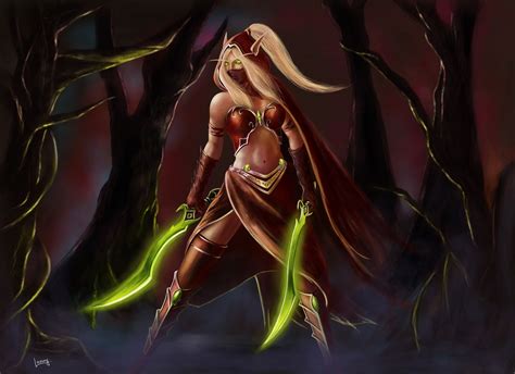 Valeera Sanguinar By Lannarty World Of Warcraft Characters Female Characters Sylvanas