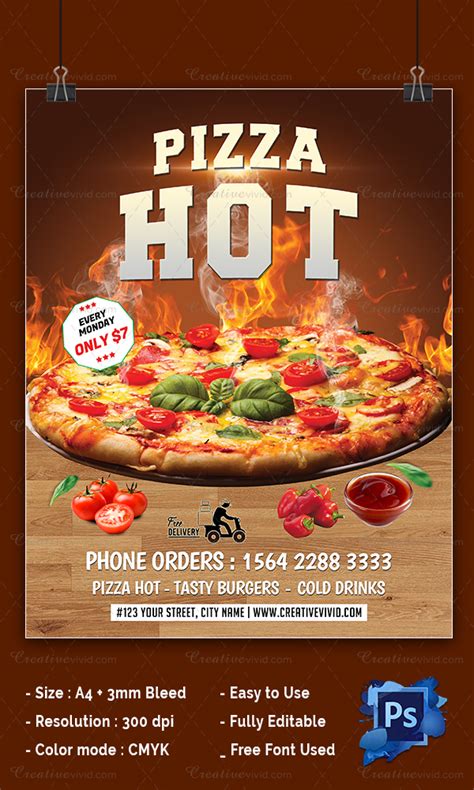 31 famous pizza flyer templates free and premium download