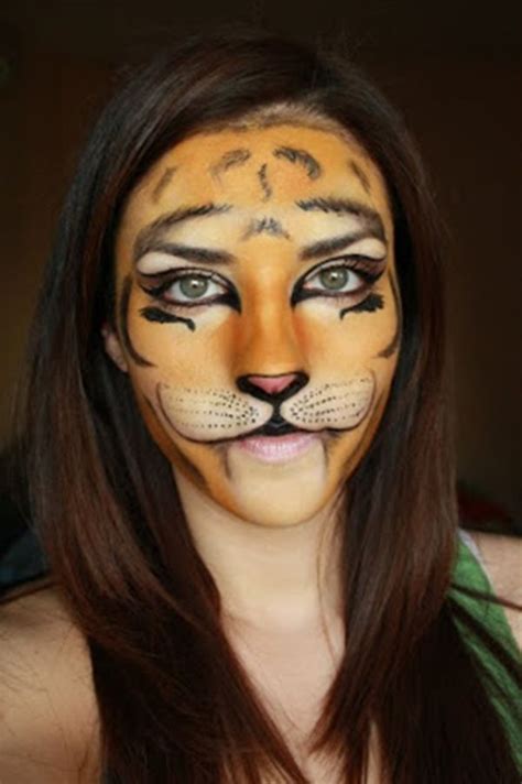 40 Easy Tiger Face Painting Ideas For Fun Bored Art Halloween