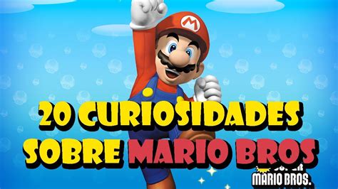 20 Curiosidades Sobre Mario Bros Que Talvez Vocês Não Saibam Youtube