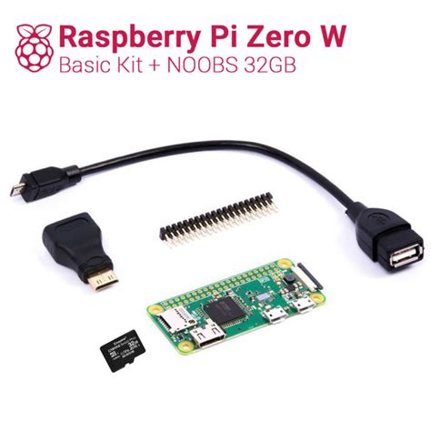 Raspberry Pi Zero W Basic Kit Gb