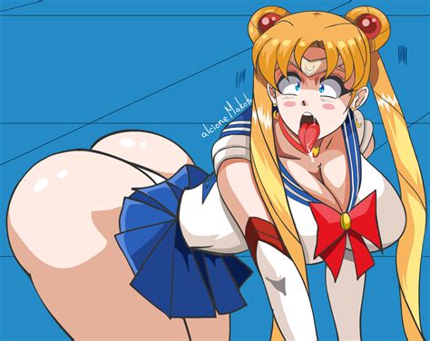 Rule 34 1girls Ahe Gao Alcione Big Ass Big Breasts Bishoujo Senshi Sailor Moon Blonde Hair