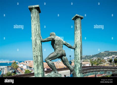 Pillars Of Hercules In Ceuta Spain Africa Stock Photo Alamy