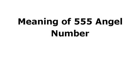 Trending Blog Post : Meaning of 555 - Angel Number 555 Meaning