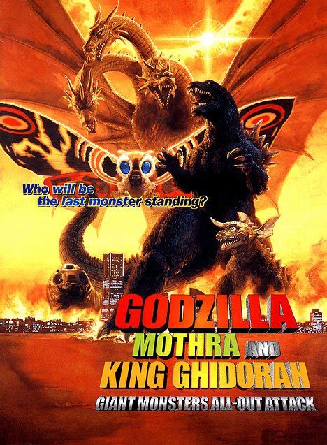 Godzilla Mothra And King Ghidorah Giant Monsters All Out Attack 2001