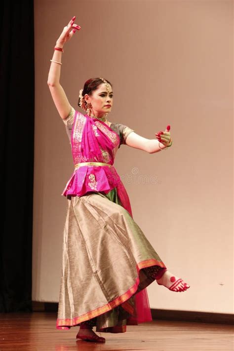 Classical Indian Kathak Dance Performance In New Delhi India Editorial