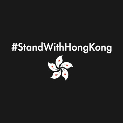 Stand With Hong Kong Hong Kong Protest T Shirt Teepublic