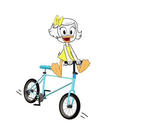 Ducktales 2017 Webby Riding Bicycle Transparent By Councillormoron On