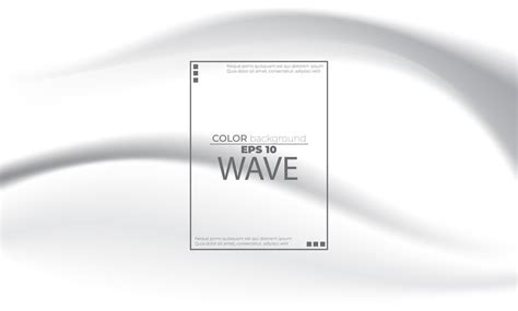 White Liquid Background Abstract With Soft Waves Fluid Cool Gradient