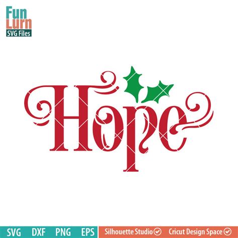 You can define this word as hope is the little voice you hear whisper maybe when it seems the entire world is shouting no! Hope SVG - FunLurn