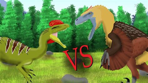 Dilophosaurus Vs Utahraptor Pivot Animation Battle Youtube