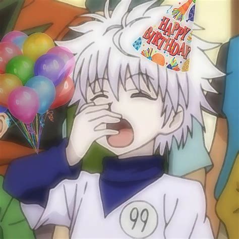 Happy Birthday Killua Zoldyck Anime Character Celebration