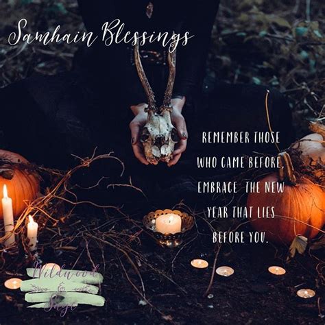 Samhain Blessings This Hallows Eve Honor Your Ancestors And Those Who