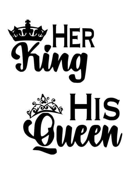 His Queen Her King Matching Couple Shirts Engagement Photo Etsy