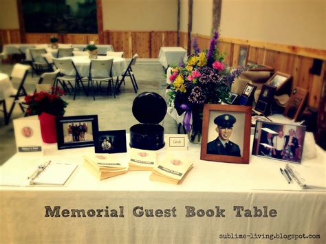 Funeral Reception Table Abbywindradyne
