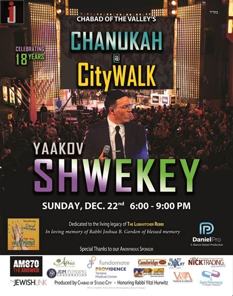Chabad Of The Valley To Host Largest Chanukah Celebration On The West