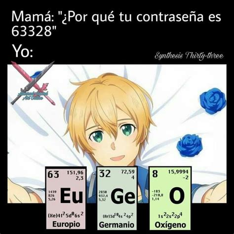 Pin De Fran Perpiña En Eugeo Personajes De Sao Fondo De Anime Memes