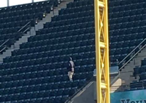 some couple got caught having sex in the stands during the mets indians game complex