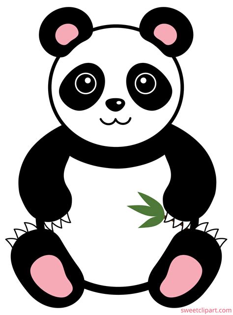 Cute Panda Clip Art Panda Clip Artpanda Clipart Cute Panda Riset